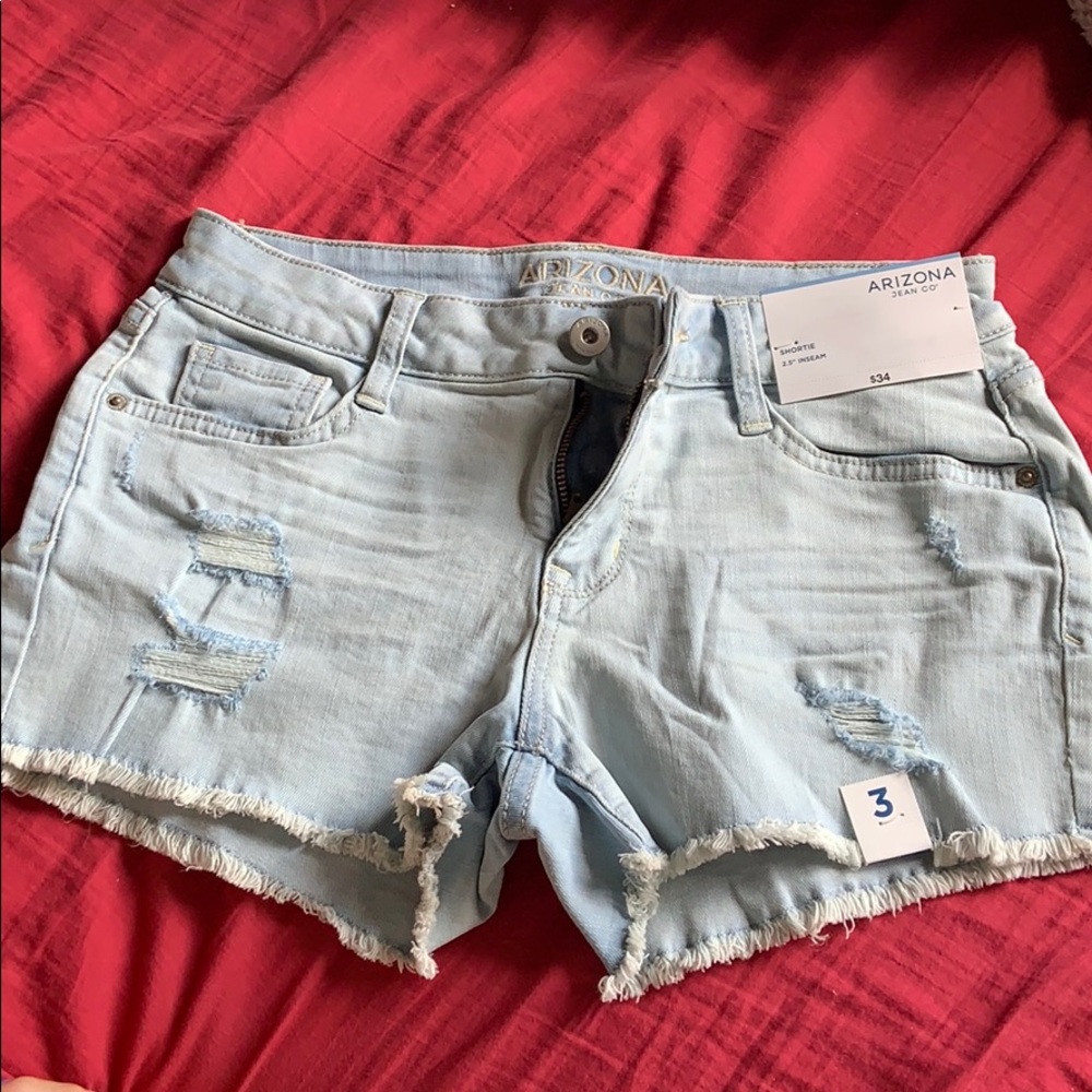 Cheeky jean shorts
